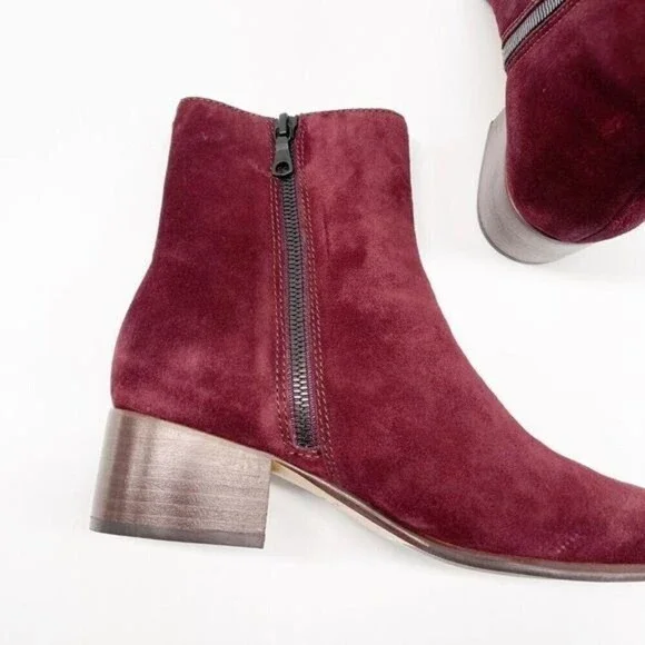 RAG & BONE Aslen Leather Boot in Merlot